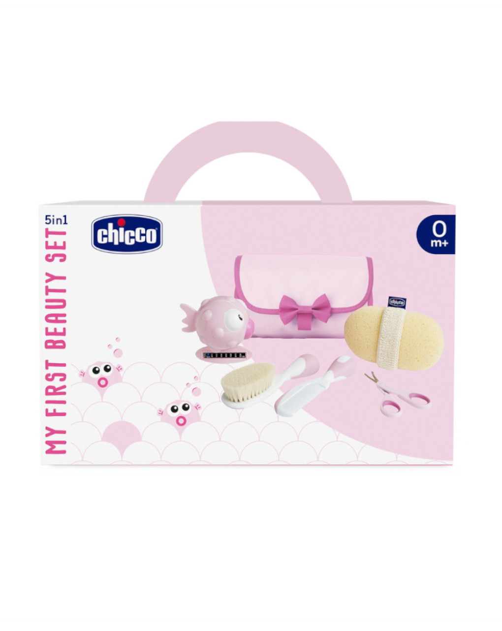Set de higiene 5en1 my first beauty rosa 0m+ - chicco - Chicco
