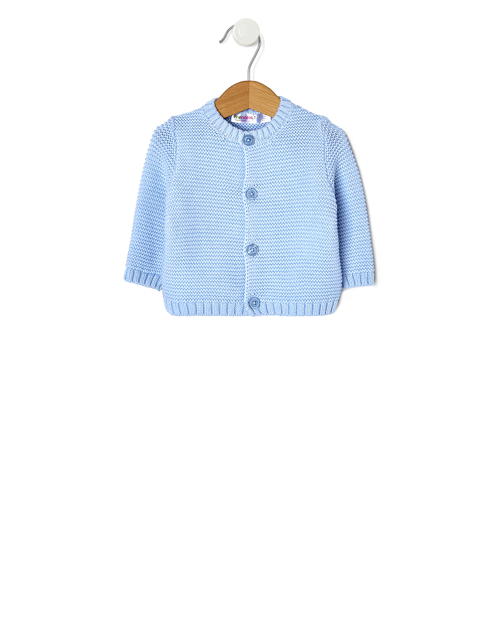Cárdigan tricot color azul - Prénatal