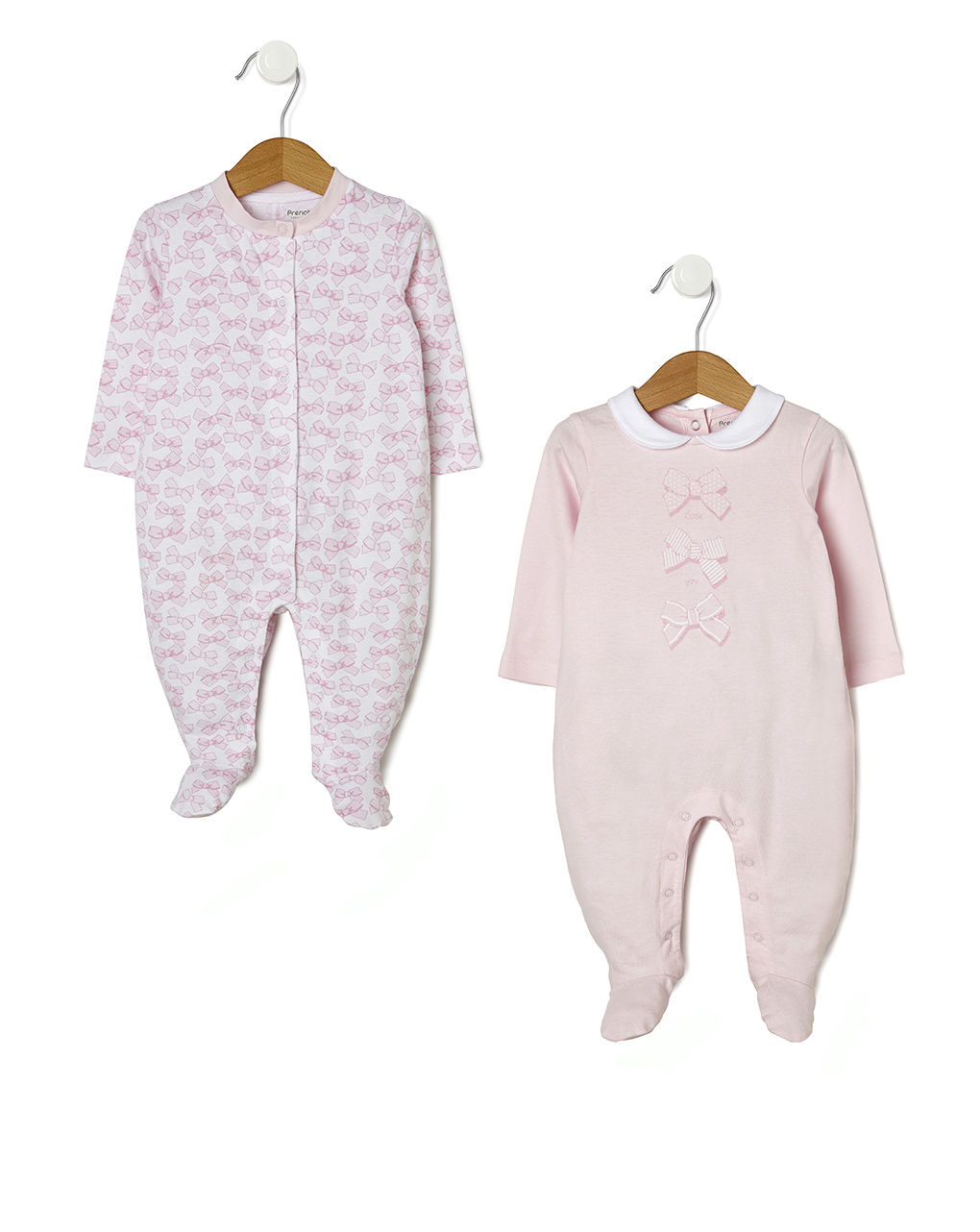 Pack 2 pijamas algodón rosas - Prénatal