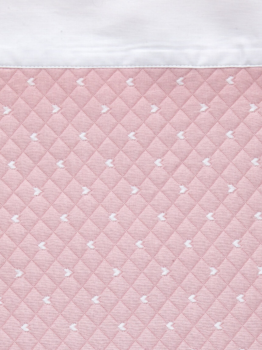 Colcha algodón para minicuna/capazo en rosa - Prénatal