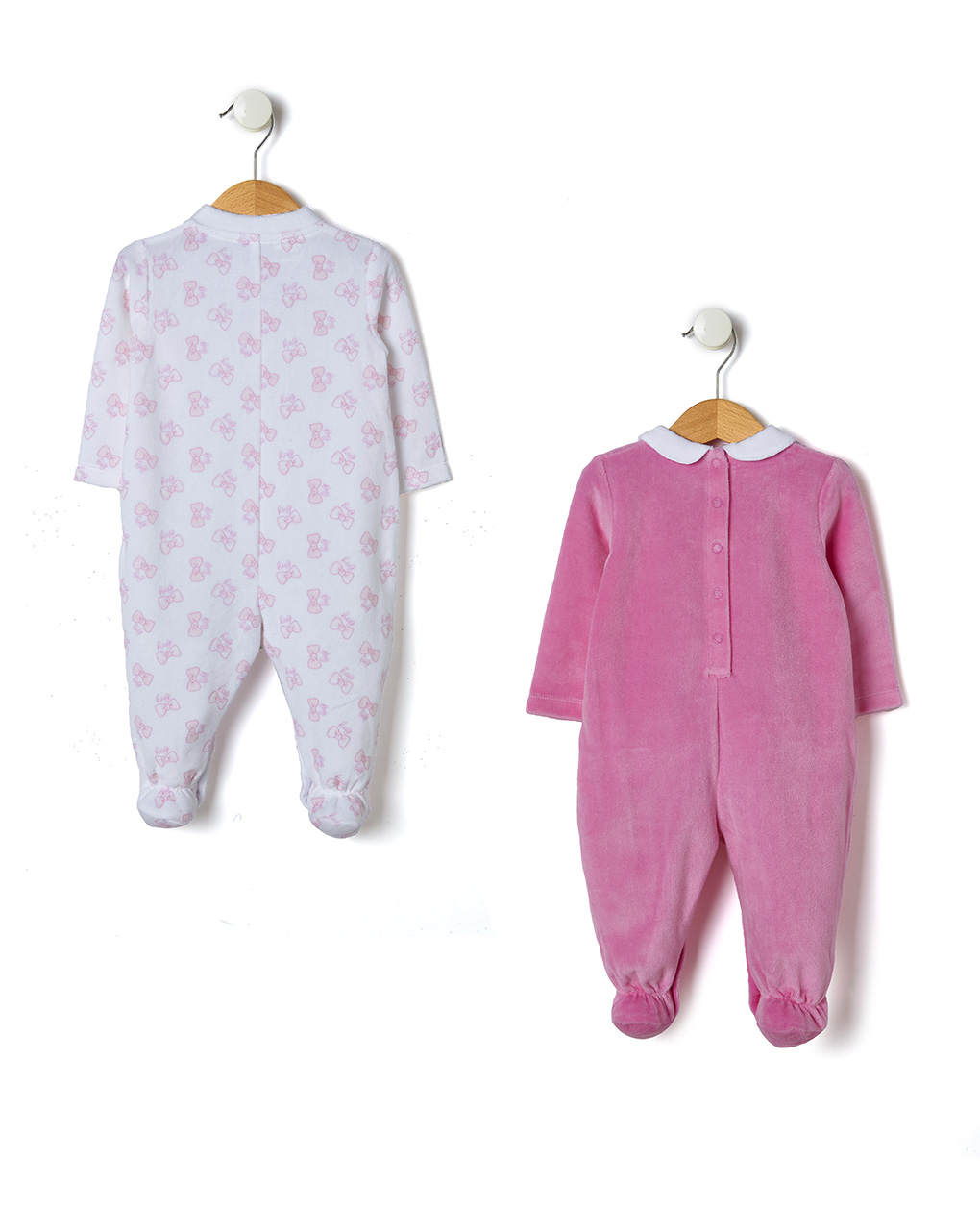 Pack de 2 pijamas blanco y rosa - Prénatal