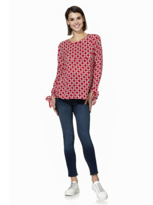 Camisa lactancia con fantasía geométrica - Prénatal