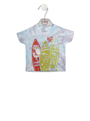 Camiseta tie dye surf - Prénatal