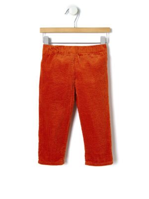 Pantalones de pana naranja - Prénatal