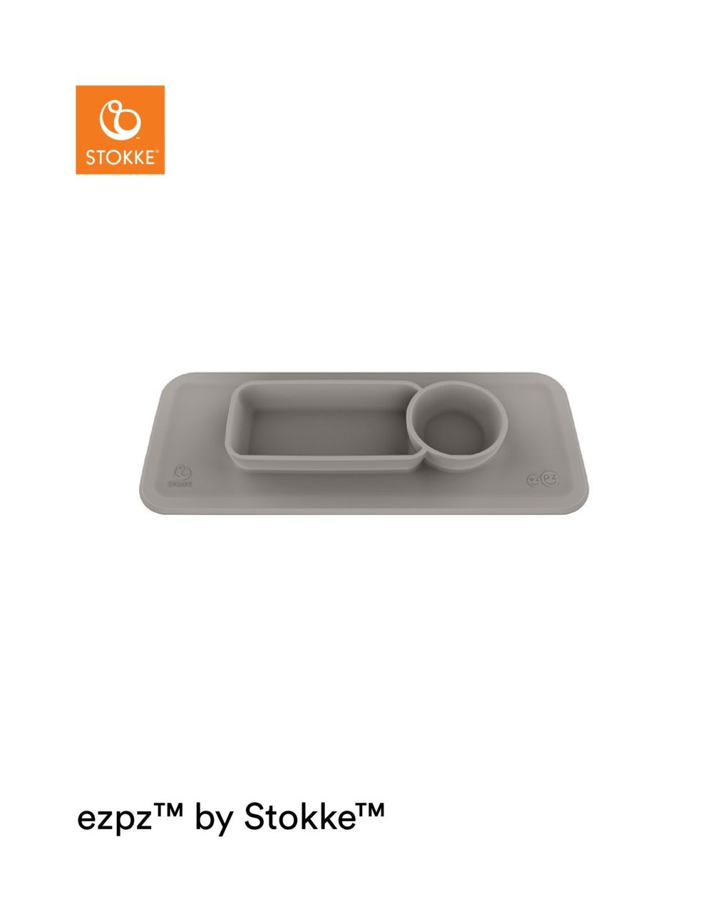 Ezpz™ by stokke™ tapete para bandeja clikk™ - soft grey - Stokke