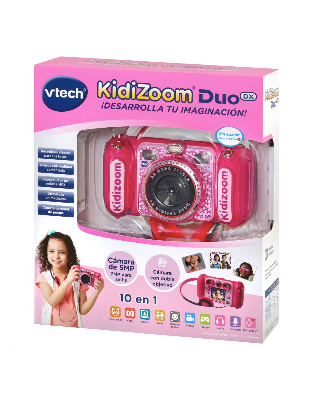 Kidizoom duo dx 10 en 1 rosa 3-12 años - vtech - Vtech