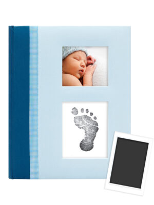 Chevron baby book blue - Pearhead