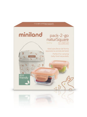 Pack-2-go natursquare bunny - Miniland