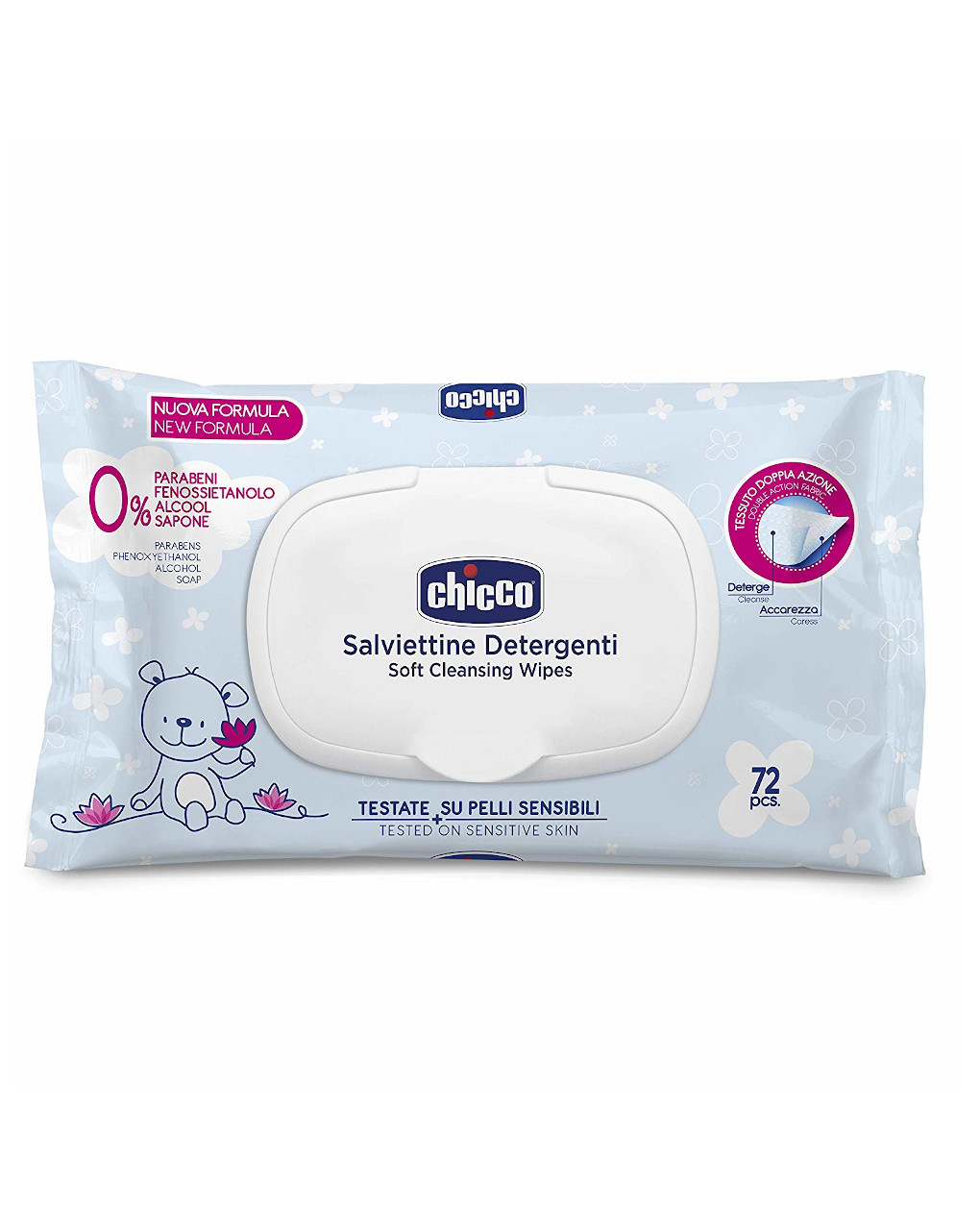 Toallitas humedas con tapa 72 uds - Chicco
