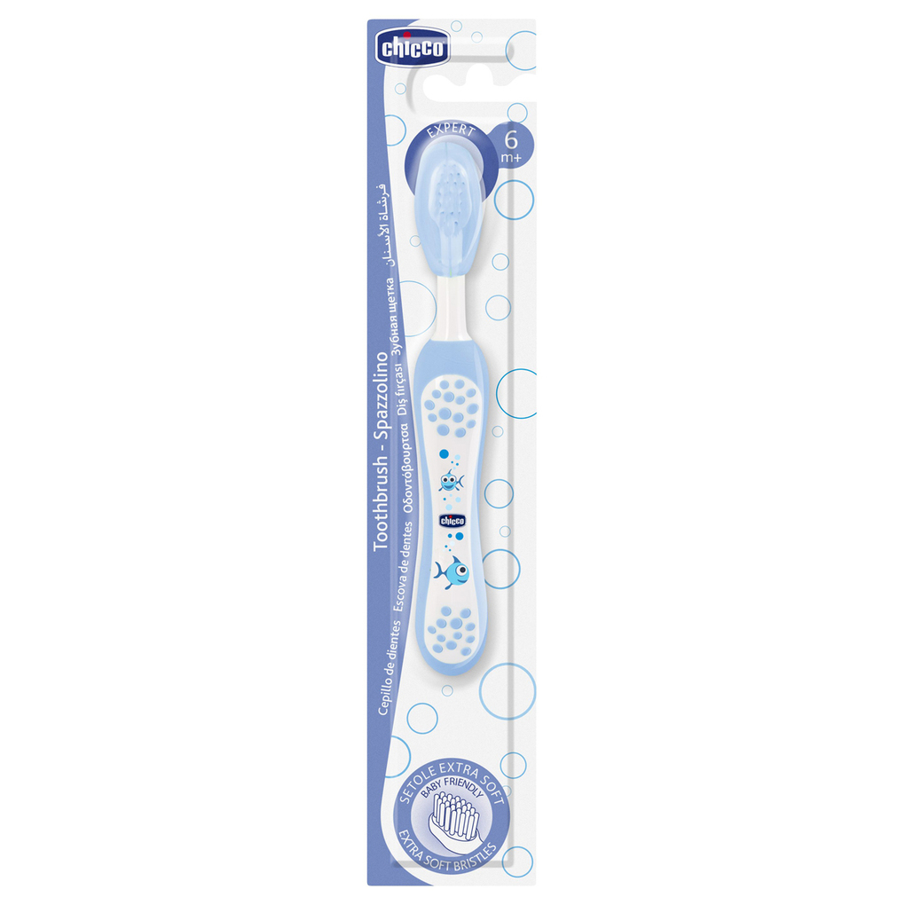Cepillo dental azul 6m+ - Chicco