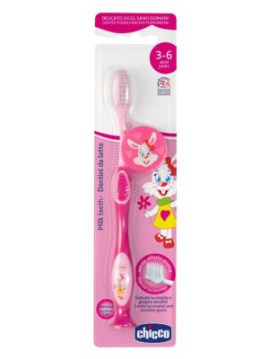 Cepillo dental rosa 36m+ - Chicco