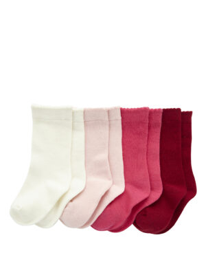 Pack de 4 pares de calcetas para niña - Prénatal