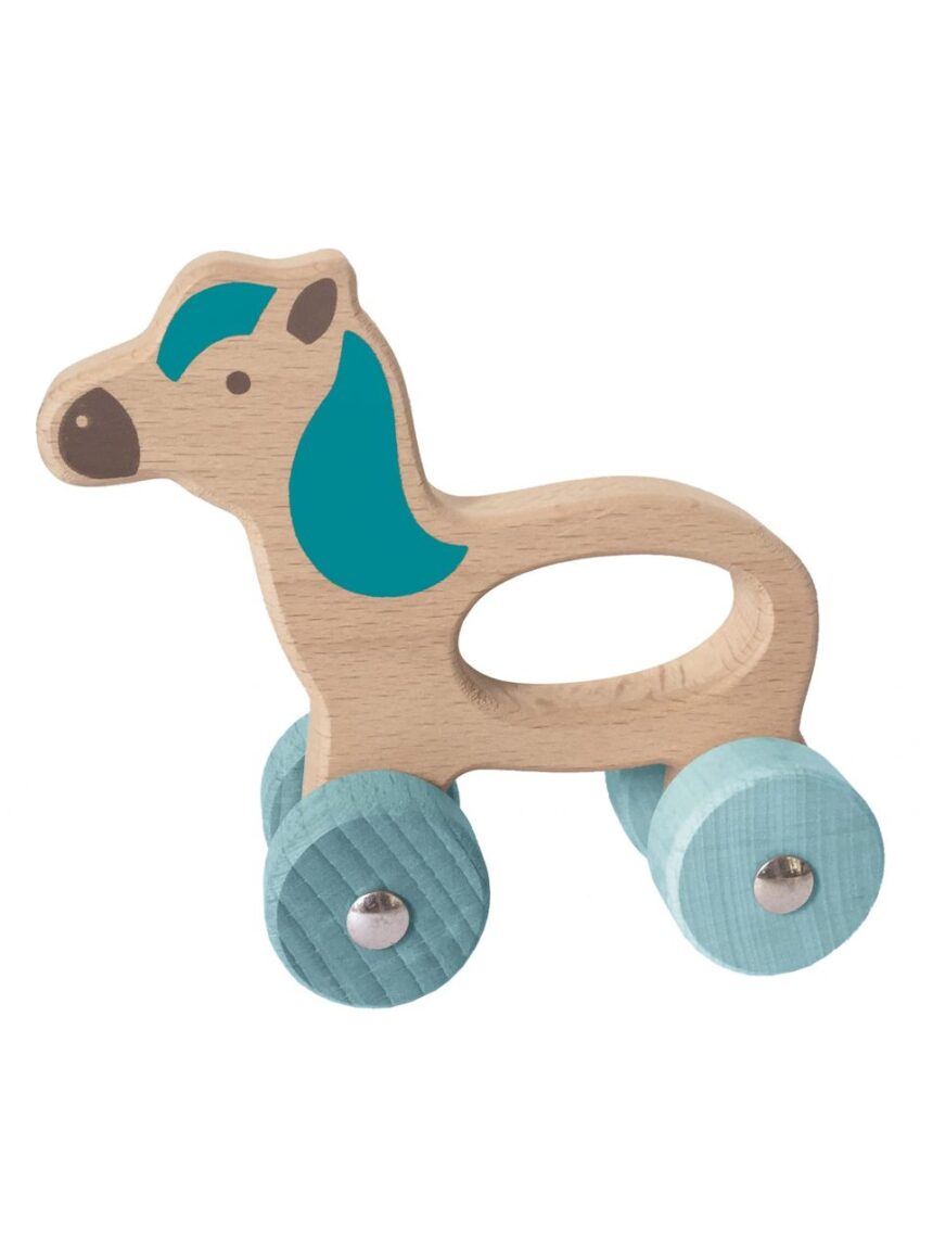 Wood n play - animales de madera con ruedas - Wood'N'Play