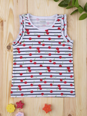 Camiseta de tirantes de niña "cerezas" - Prénatal
