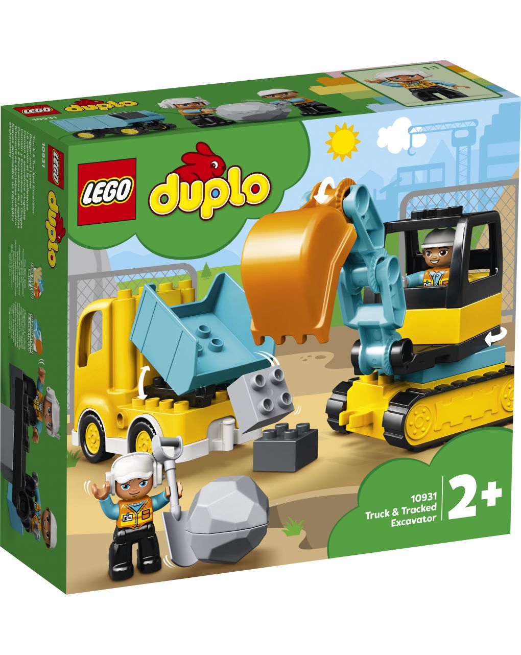 Duplo - camión y excavadora sobre orugas - 10931 - LEGO
