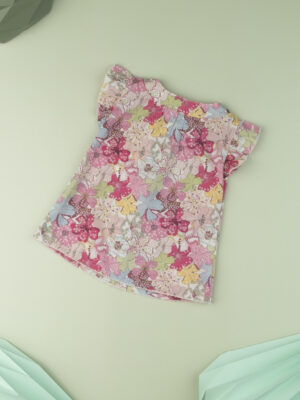 Camisa baby girl "sweet flower" en tejido liberty - Prénatal