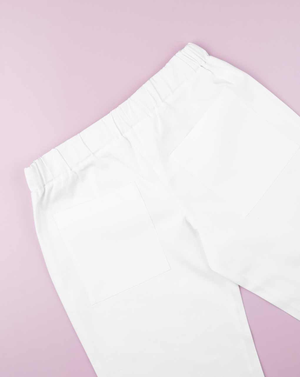 Pantalón premamá pernera ancha blanco Prénatal Store