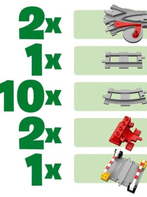 Lego duplo vías ferroviarias - 10872 - LEGO Duplo