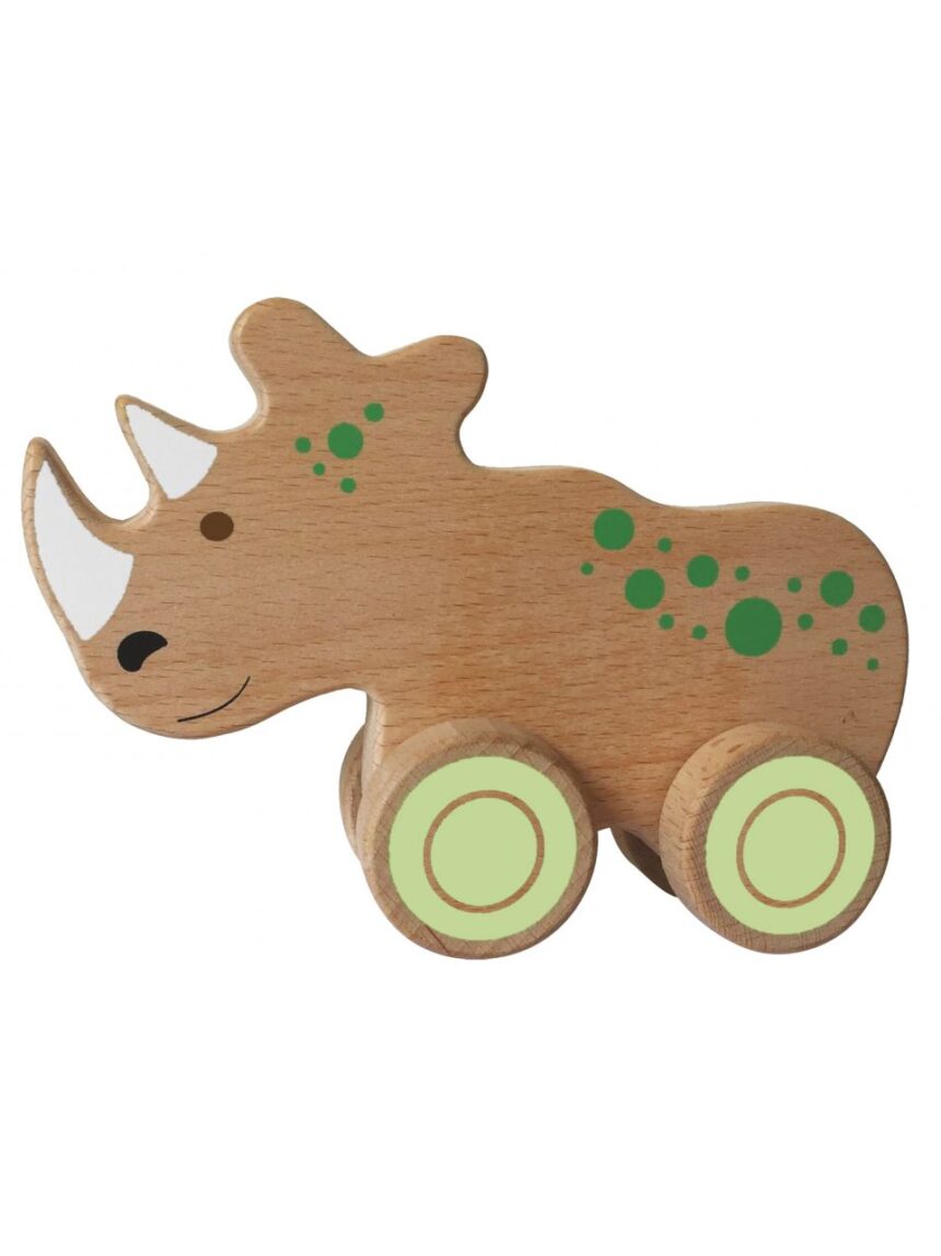 Animales de madera con ruedas - Wood'N'Play