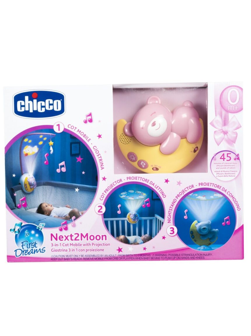 Proyector next2moon rosa - Chicco
