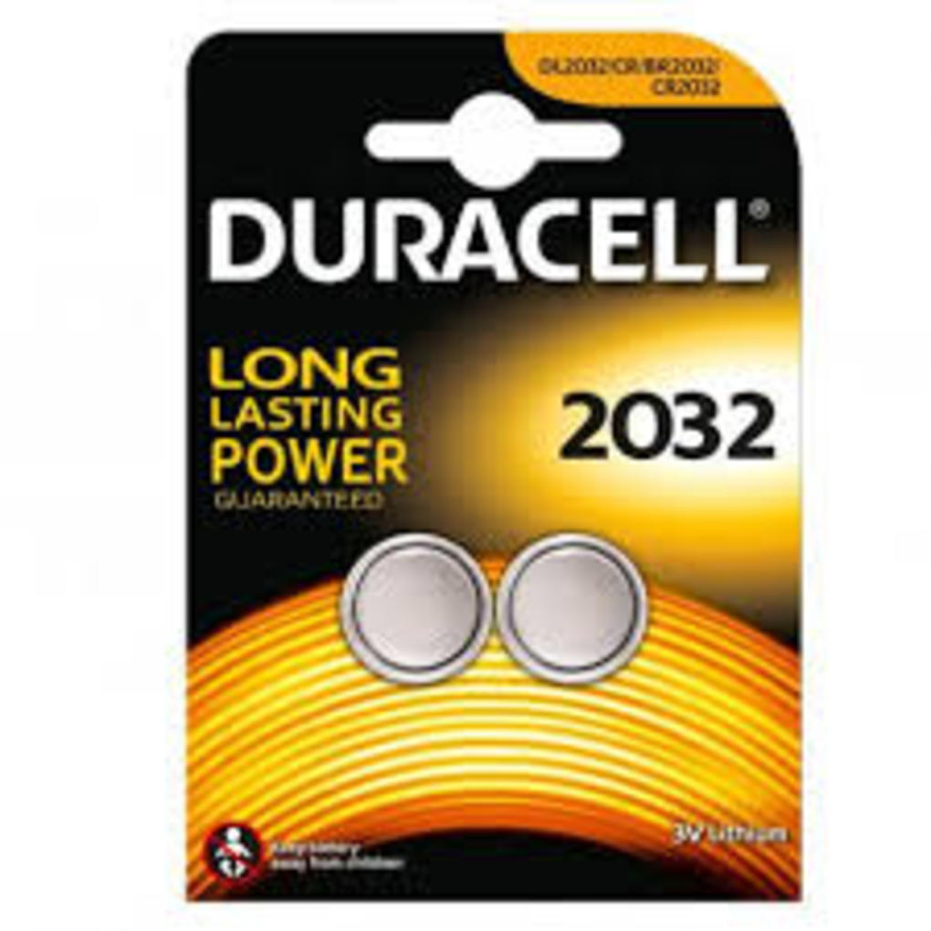 Pack 2 baterías botón 2032 - Duracell