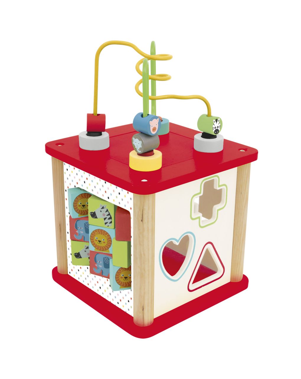 Wood'n'play - cubo multiactividad - Wood'N'Play