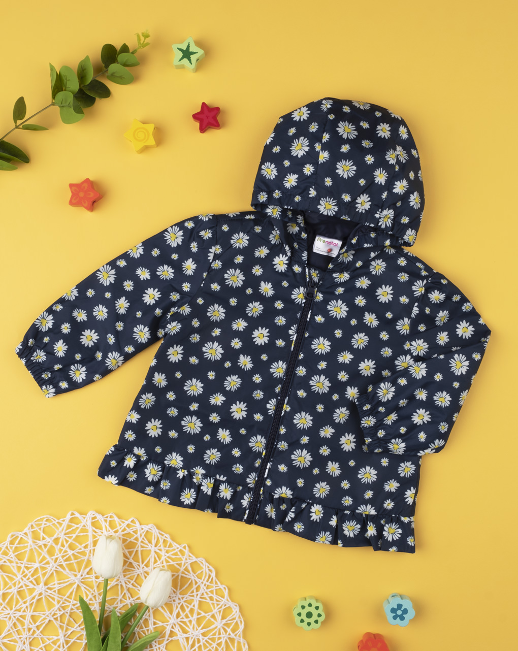 Chaqueta cortavientos azul niña - Prénatal