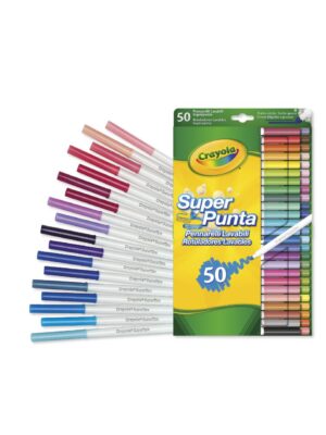 50 rotuladores superpunta lavables - Crayola