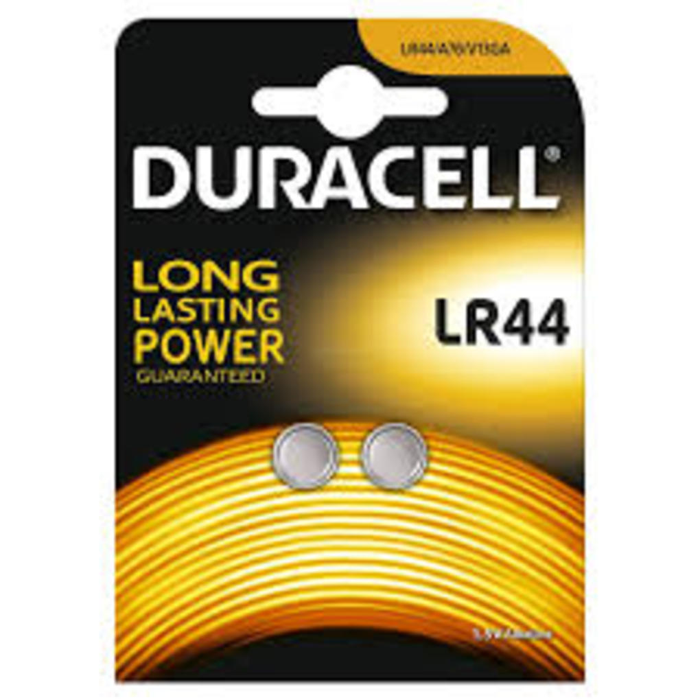 Pack 2 baterías botón lr44 - Duracell