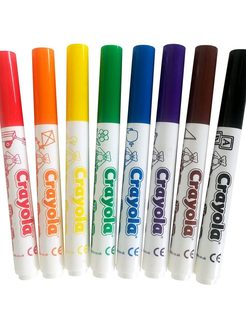 8 rotuladores mini kids lavables - Crayola