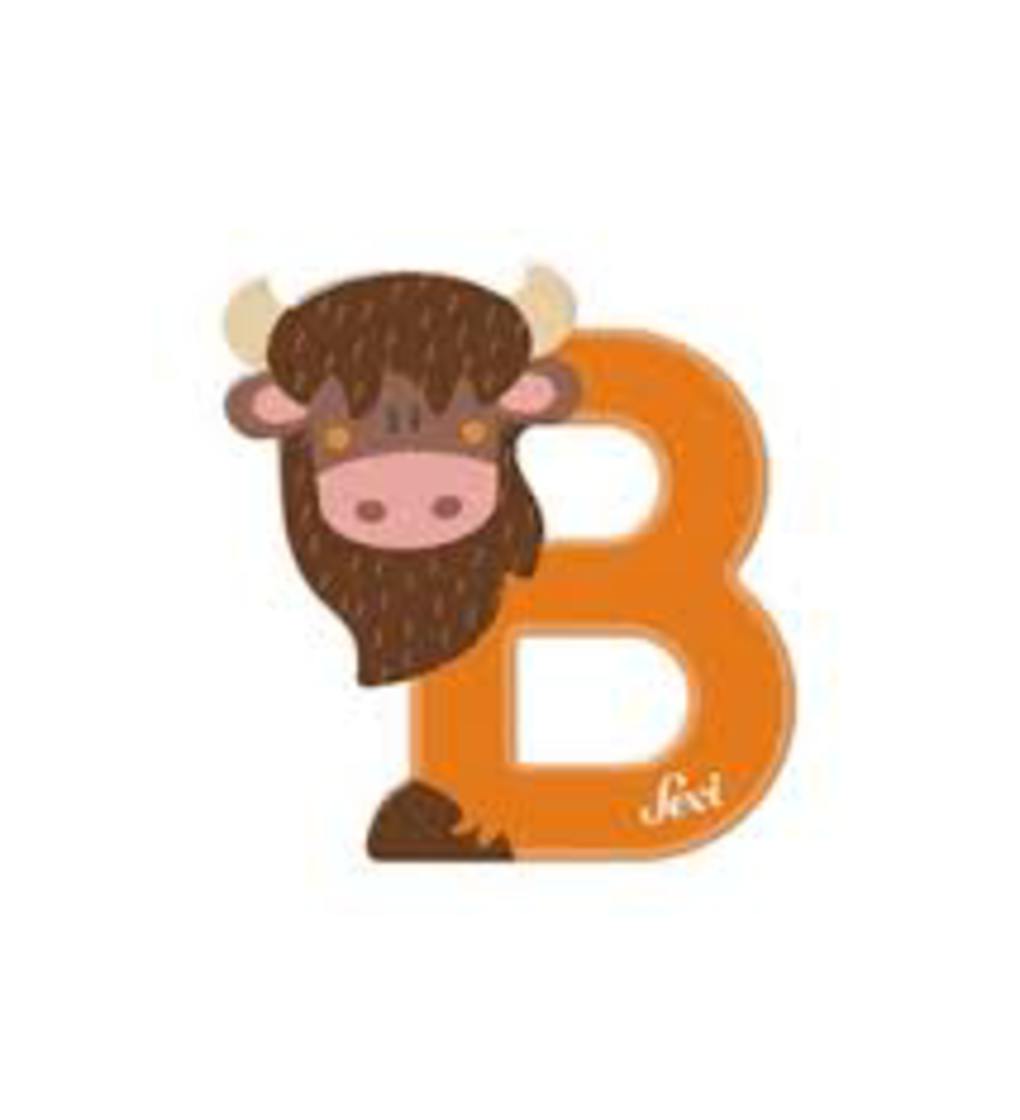 Letra b bisonte - Sevi