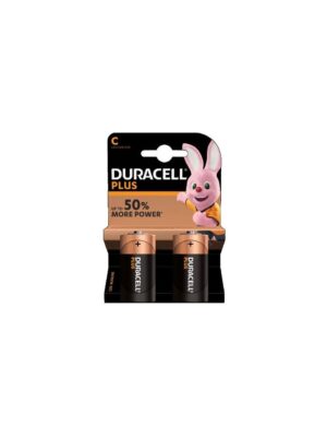 Duracell - pack 2 pilas c plus 1,5v - Duracell