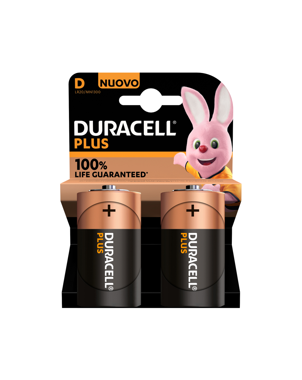 Duracell - pack 2 pilas d plus 1,5v - Duracell