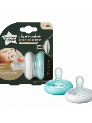 2 chupetes similares al pecho mat. 0-6 m - Tommee tippee