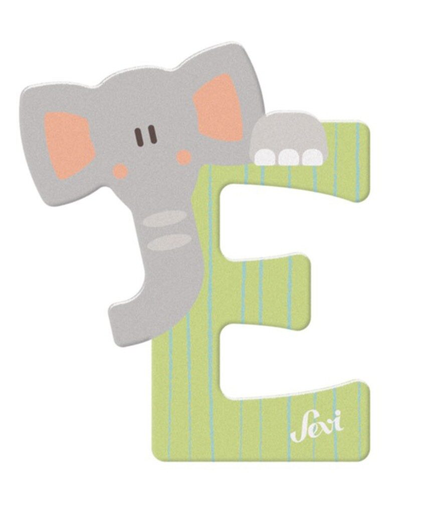 Letra e elefante - Sevi