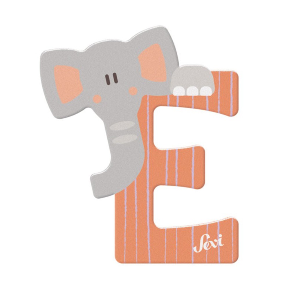 Letra e elefante - Sevi