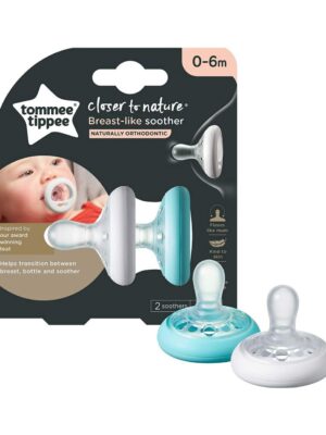 2 chupetes similares al pecho mat. 0-6 m - Tommee tippee