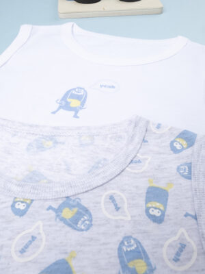 Pack 2 camisetas de tirantes "monstruos" para niño - Prénatal