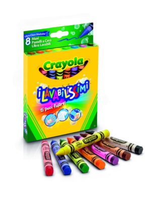 Crayola - 8 maxiceras lavables - Crayola