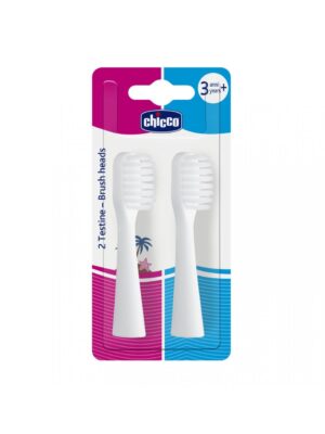 Cabezales chicco para cepillo de dientes eléctrico 2 uds. - Chicco
