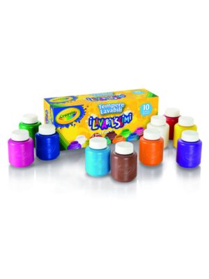 Crayola - 10 témperas lavables - Crayola
