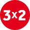 3 x 2