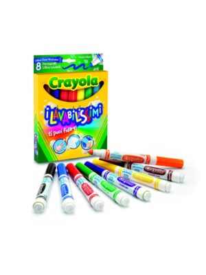 Crayola - 8 rotuladores p. gruesa superlavables - Crayola