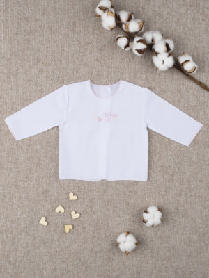 Camisa de niña bebé rosa - Prénatal