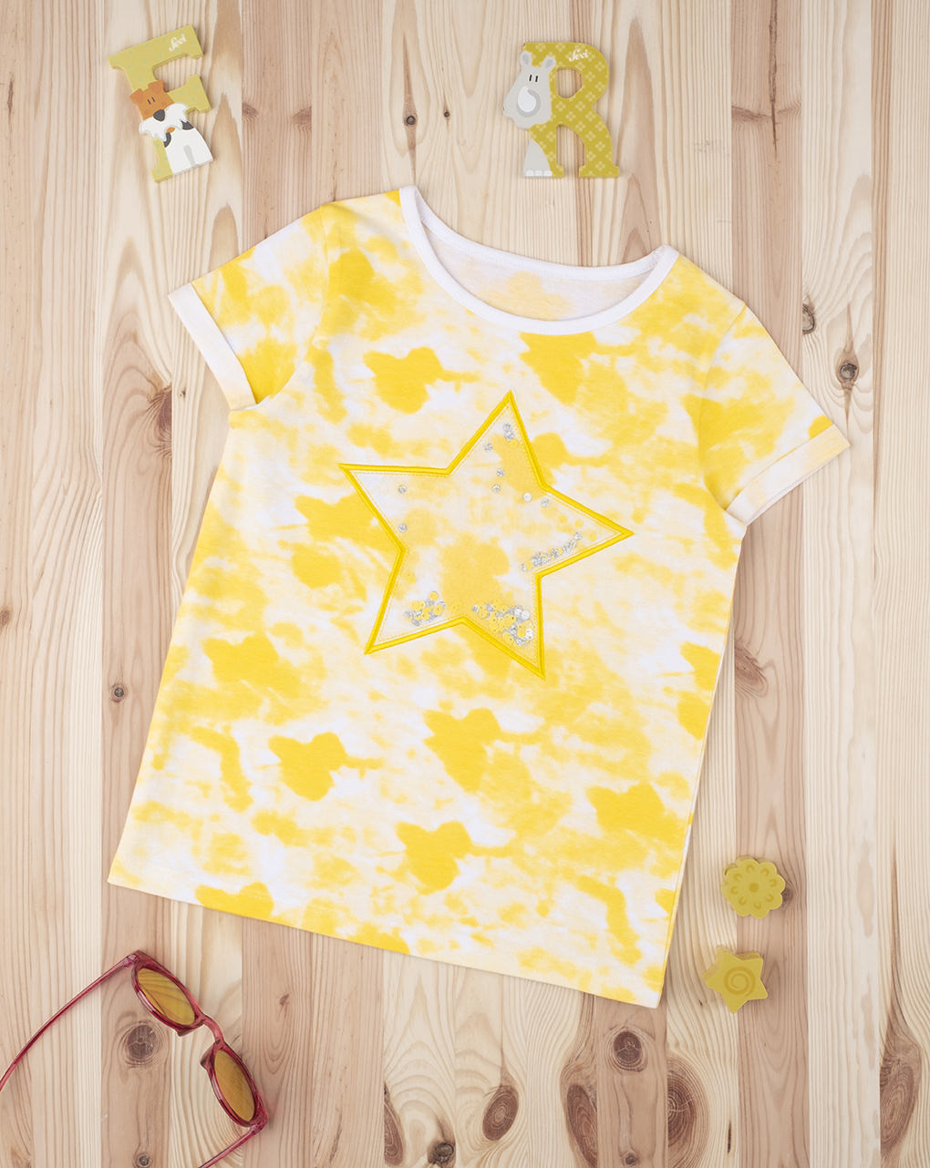 Camiseta de niña amarilla - Prénatal