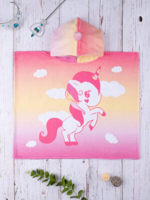 Poncho unicorno para niña - Prénatal