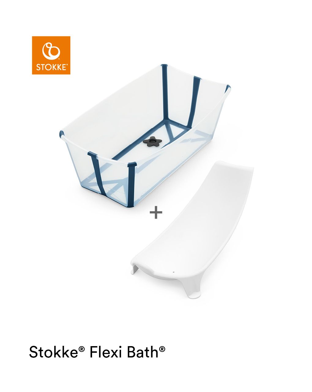 Stokke® flexi bath® bundle transparent blue - Stokke