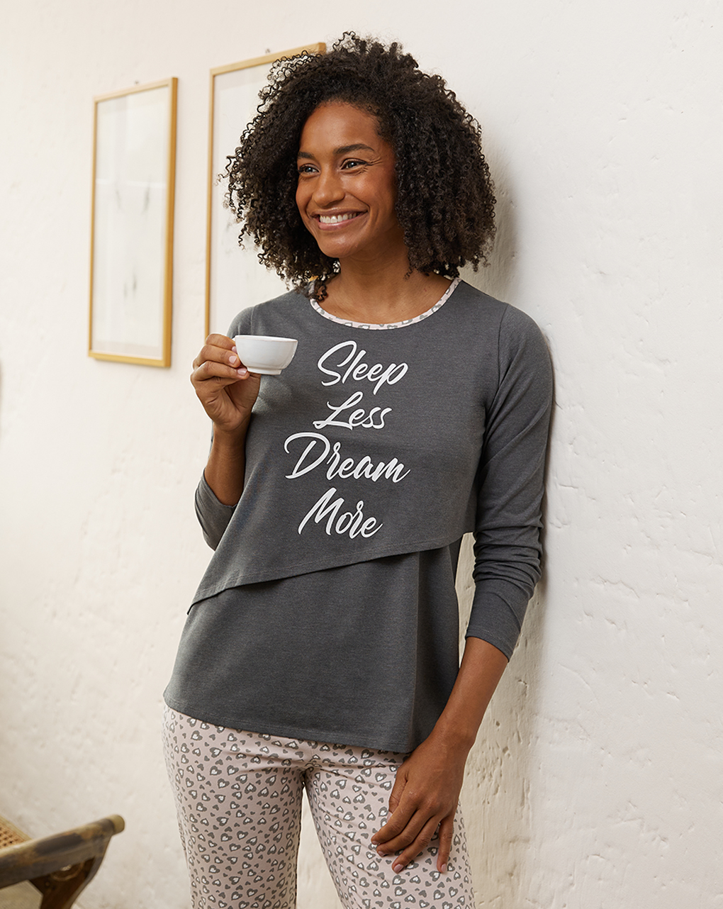 Pijama de lactancia seep less dream more - Prénatal