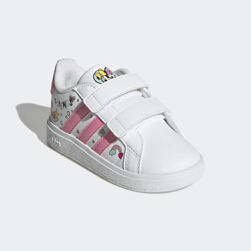 Scarpe minnie mouse grand court cordones elásticos y correa superior - Adidas