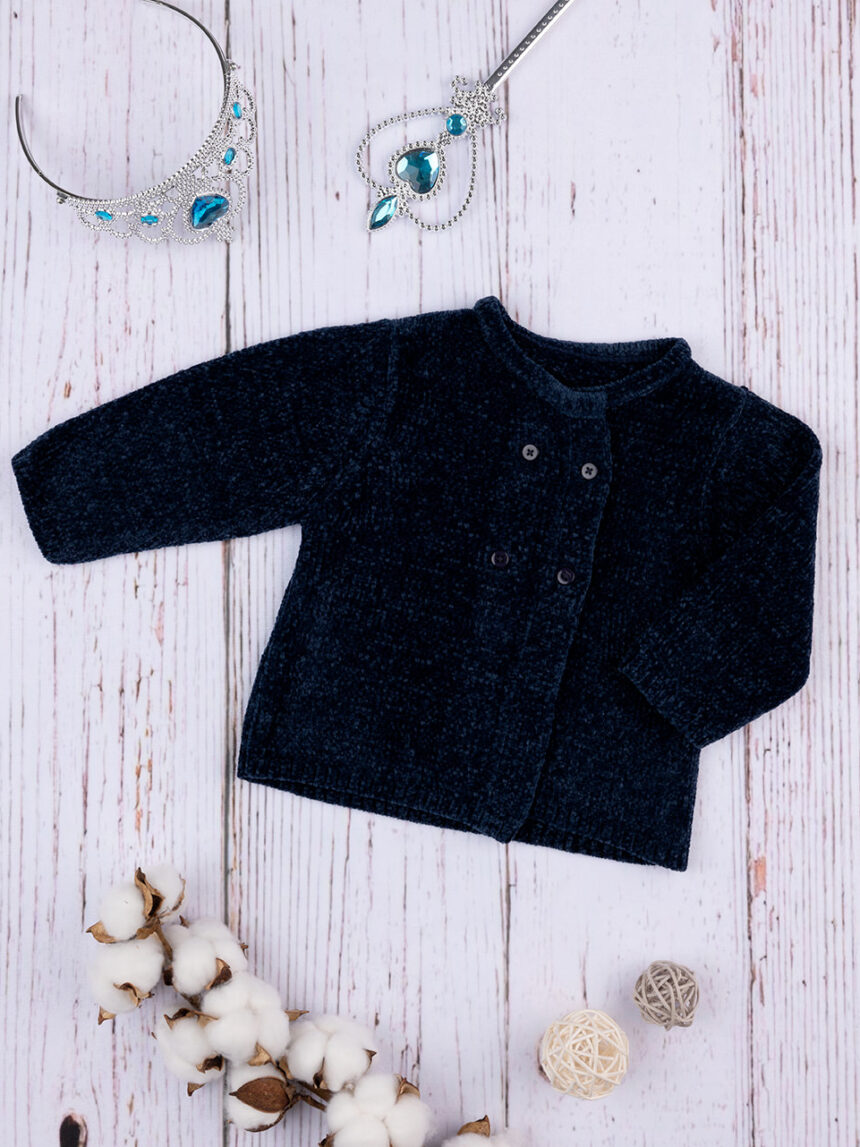 Cárdigan de tricot azul bebé - Prénatal